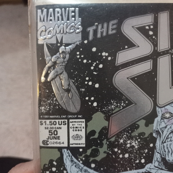 1991 50th issue 3rd printing Silver Surfer marvel original comic book! - Picture 2 of 7